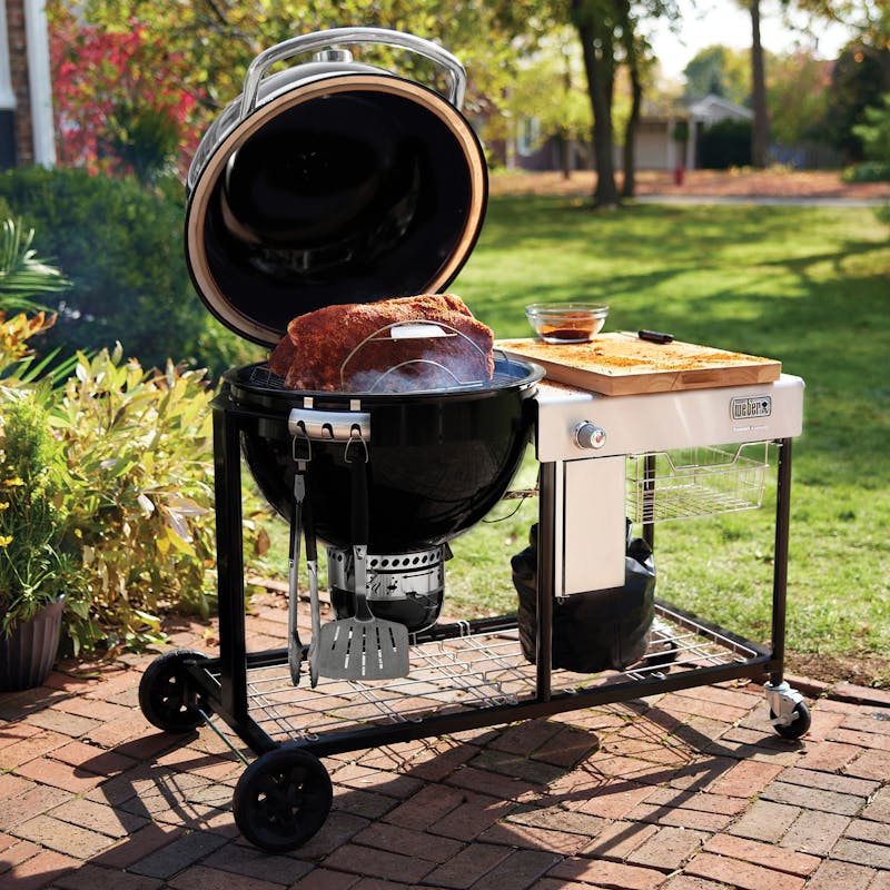 Weber 24" Summit S6 Charcoal Kamado Grill Black 18501101