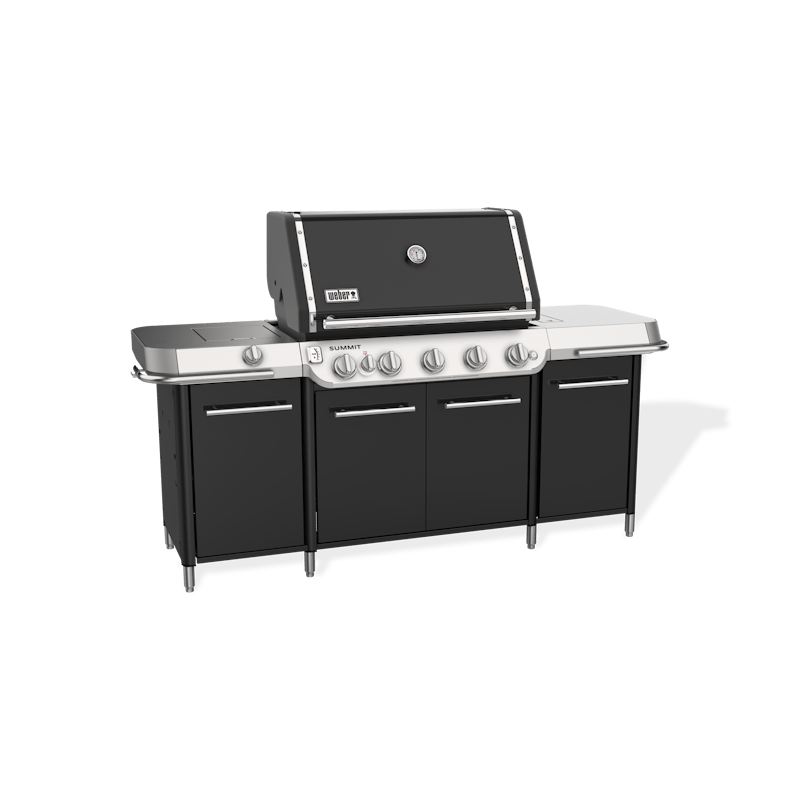 Weber Summit GC38 E 5 Burner Gas Grill Center Black