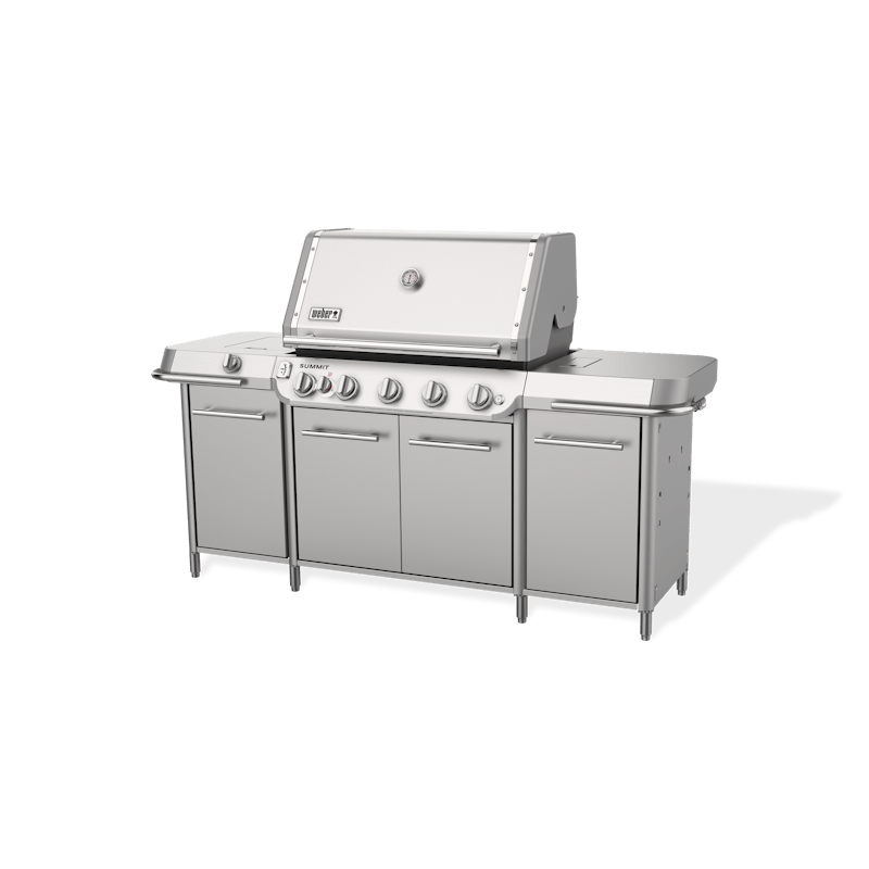 Weber Summit GC38 S 5 Burners Gas Grill Center Stainless Steel