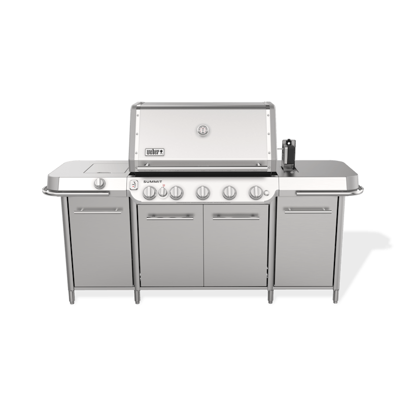 Weber Summit GC38 S 5 Burners Gas Grill Center Stainless Steel