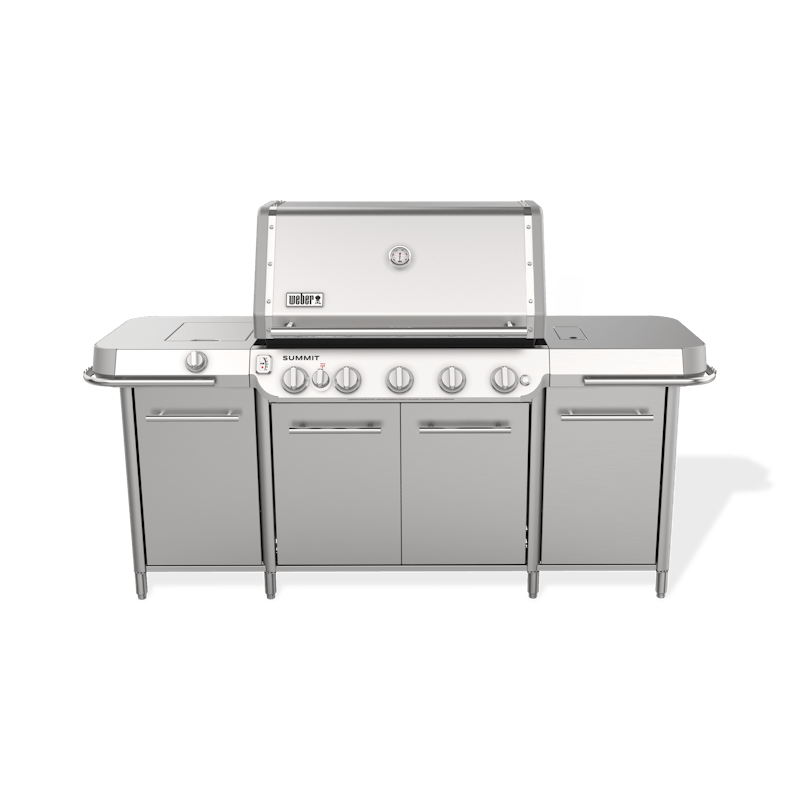 Weber Summit GC38 S 5 Burners Gas Grill Center Stainless Steel