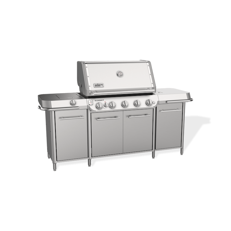 Weber Summit GC38 S 5 Burners Gas Grill Center Stainless Steel