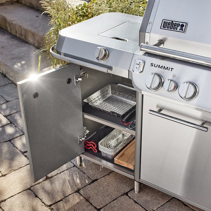 Weber Summit GC38 S 5 Burners Gas Grill Center Stainless Steel