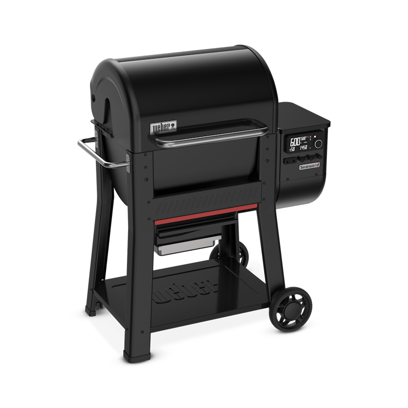 Weber Searwood 600 24" Wood Pellet WiFi Grill Black 1500120