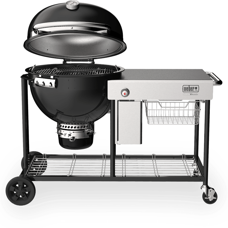 Weber 24" Summit S6 Charcoal Kamado Grill Black 18501101