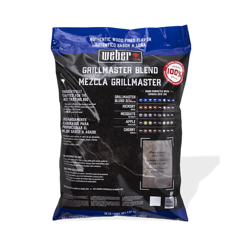 Weber All-Natural Hardwood Pellets GrillMaster Blend - 20lb 190001