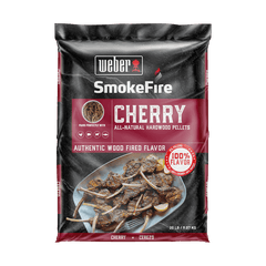 Weber All-Natural Hardwood Pellets, Cherry, 20lb 190005