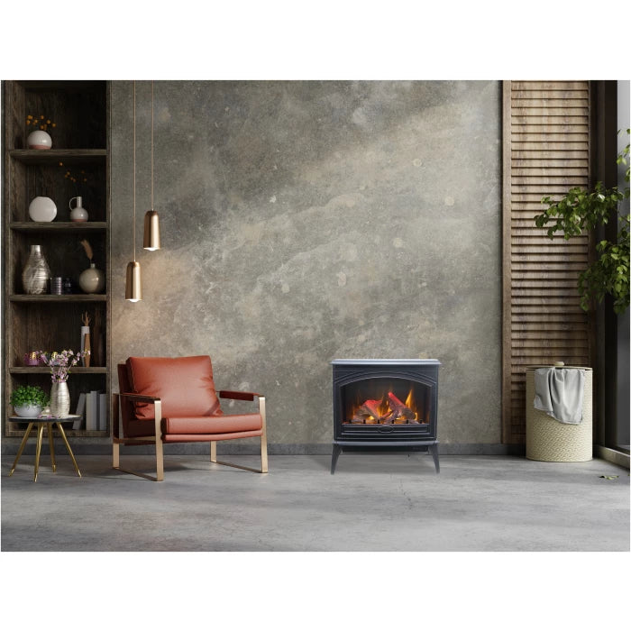 Cast Iron Freestand Electric Fireplace