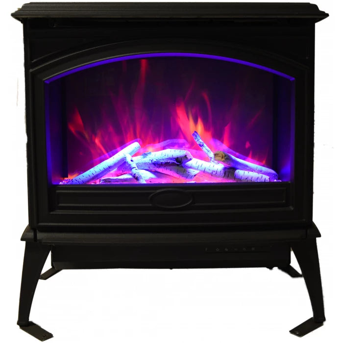 Cast Iron Freestand Electric Fireplace