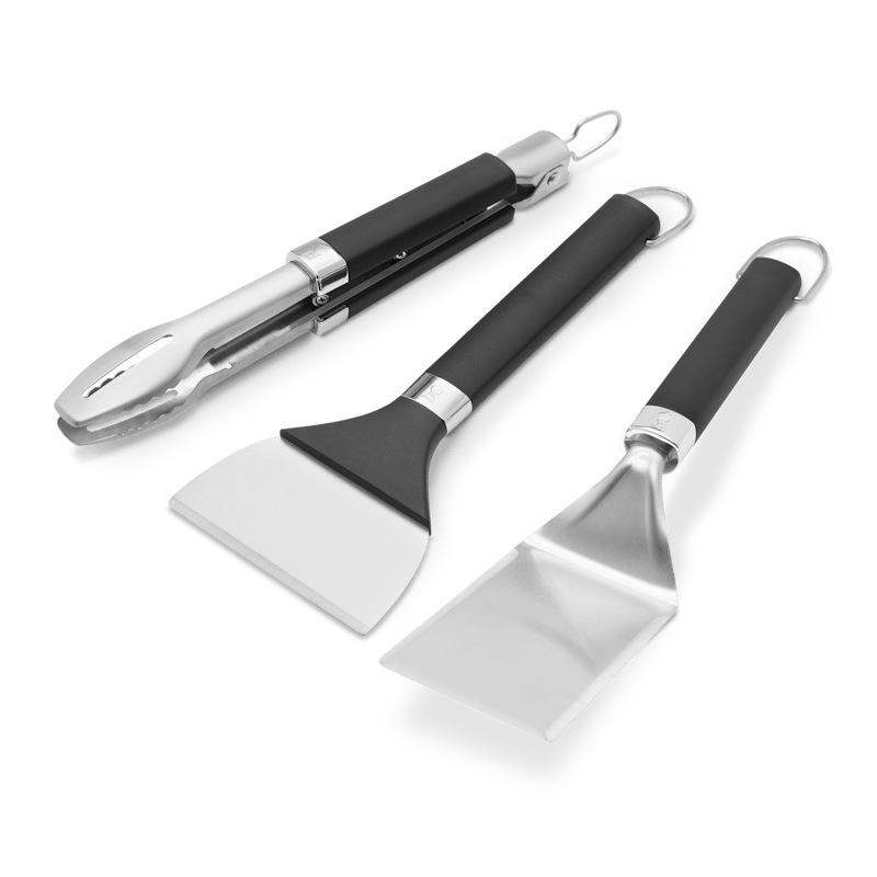 Weber Portable Stainless Steel Griddle Tool Set 3400074