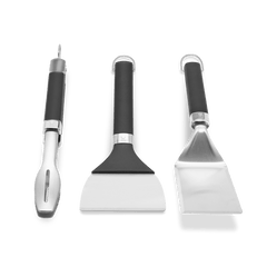 Weber Portable Stainless Steel Griddle Tool Set 3400074