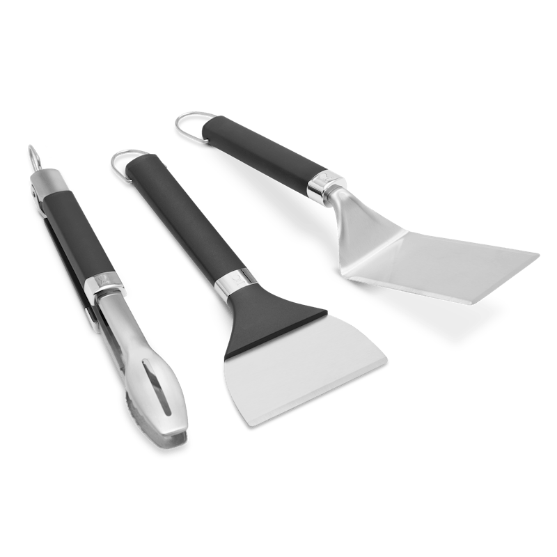 Weber Portable Stainless Steel Griddle Tool Set 3400074