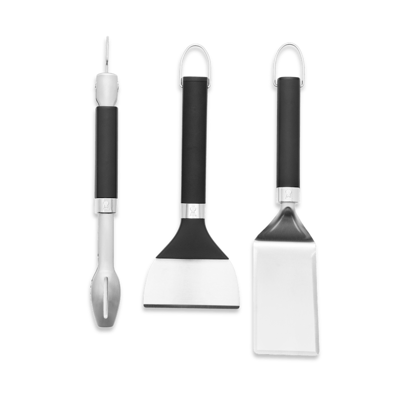 Weber Portable Stainless Steel Griddle Tool Set 3400074