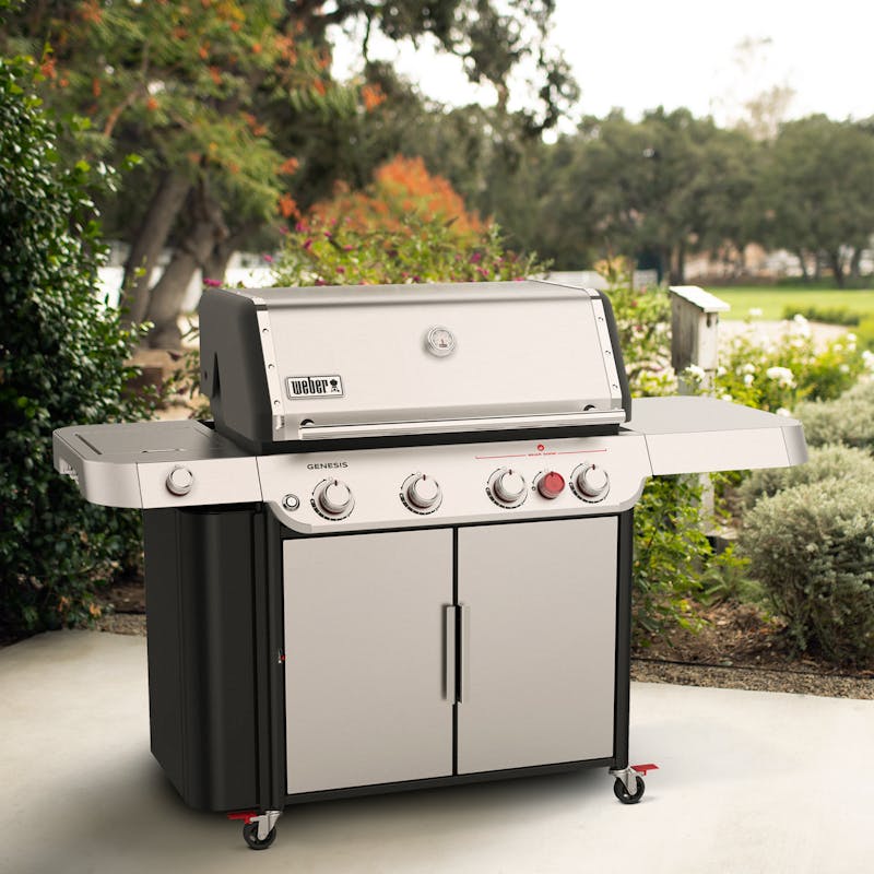 Weber Genesis S-435 4 Burner Gas Grill Stainless Steel