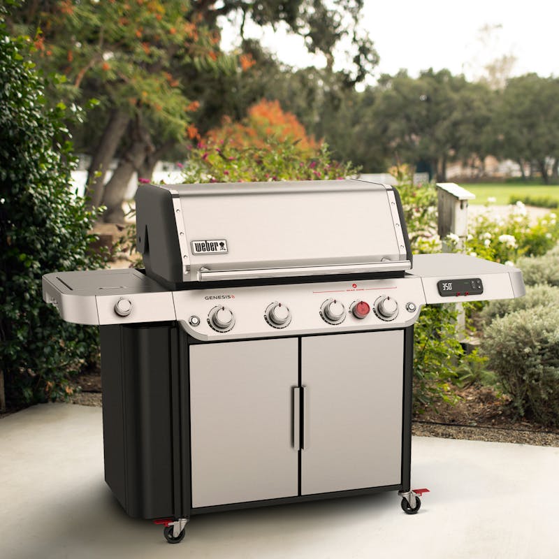 Weber Genesis SPX-435 4 Burner Smart Gas Grill Stainless Steel