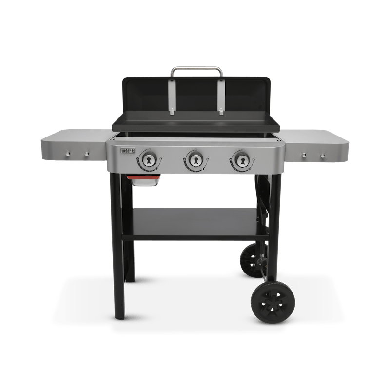 Weber 3 Burners Liquid Propane 28" Griddle Black 43310201