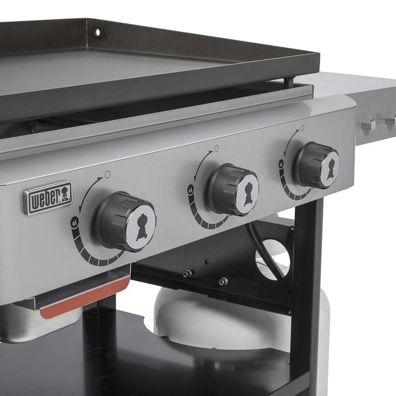 Weber 3 Burners Liquid Propane 28" Griddle Black 43310201