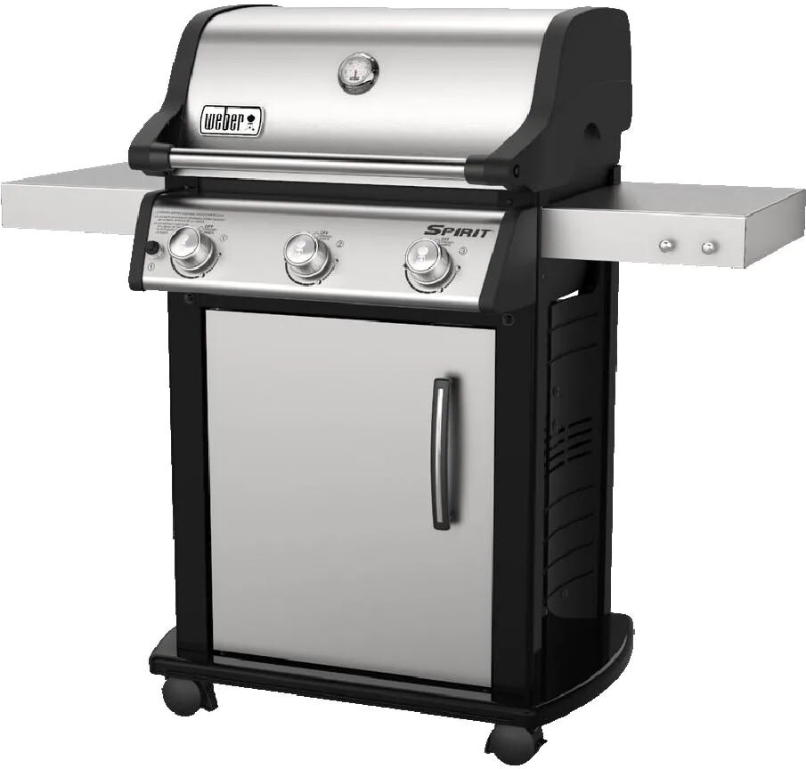 Weber Spirit S-315 3 Burner Gas Grill Stainless Steel