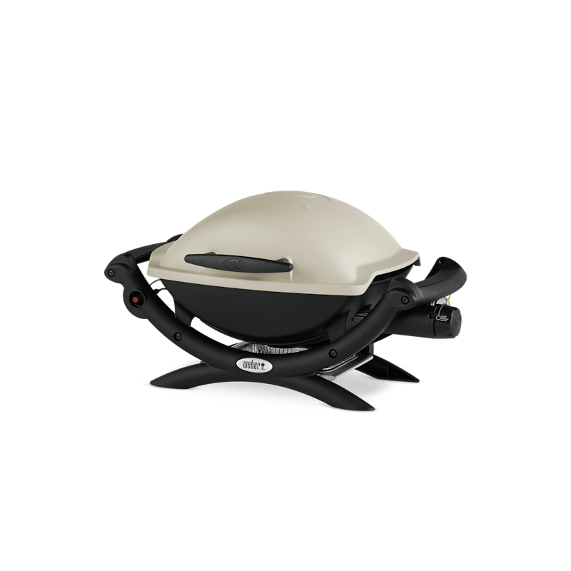 Weber Q1000 1 Burner Liquid Propane Gas Grill Titanium 50060001