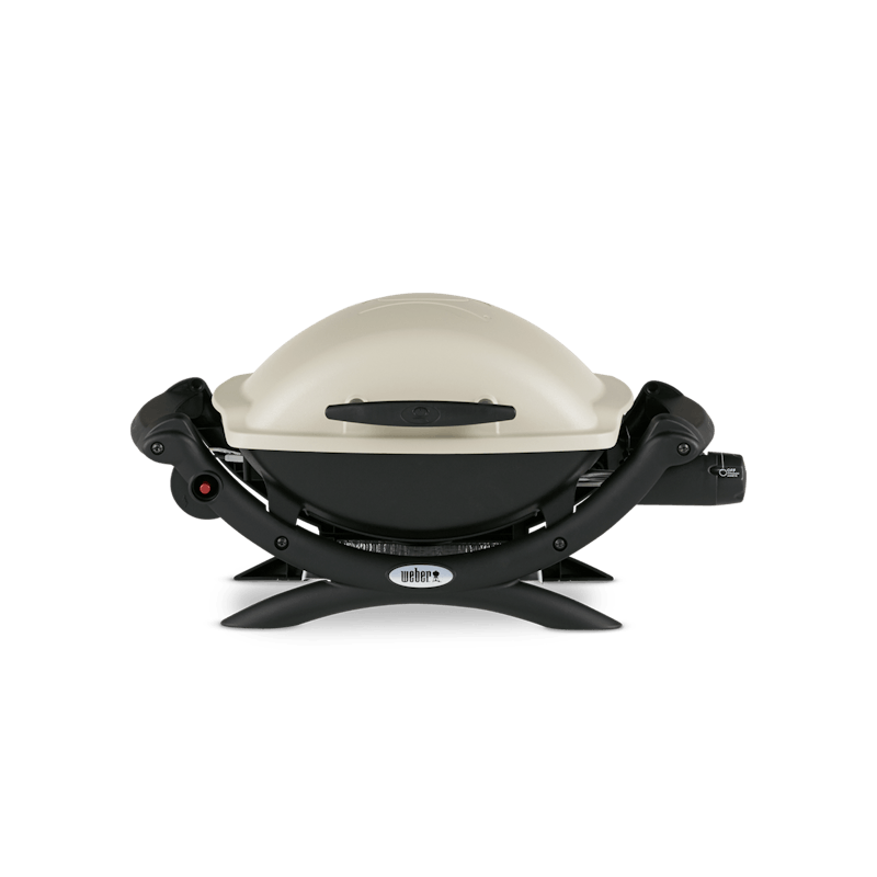 Weber Q1000 1 Burner Liquid Propane Gas Grill Titanium 50060001