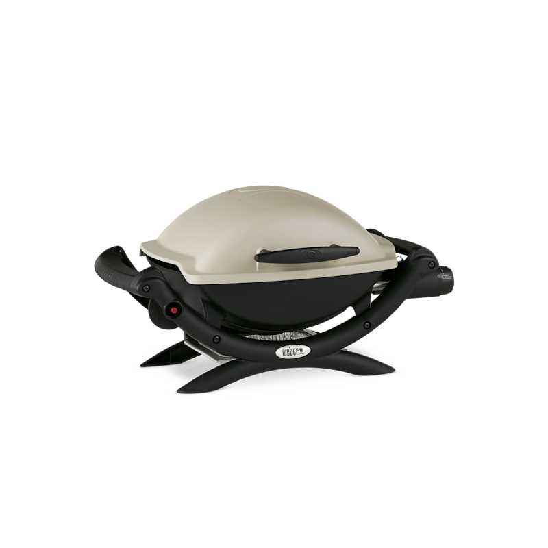 Weber Q1000 1 Burner Liquid Propane Gas Grill Titanium 50060001