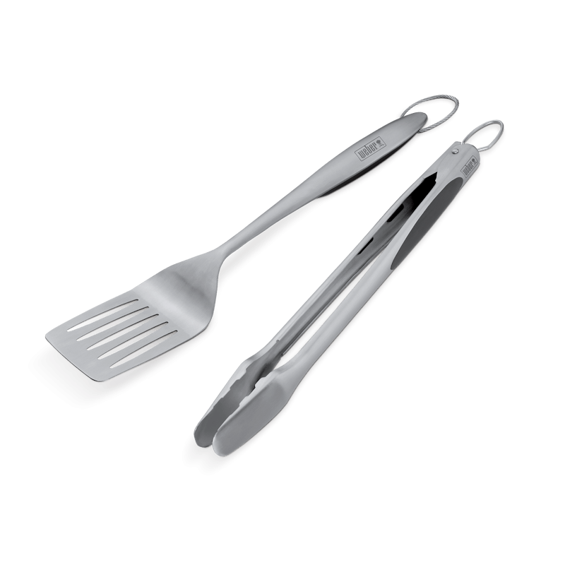 Weber Deluxe Stainless Steel Grill Tool Set 2 pc 6707