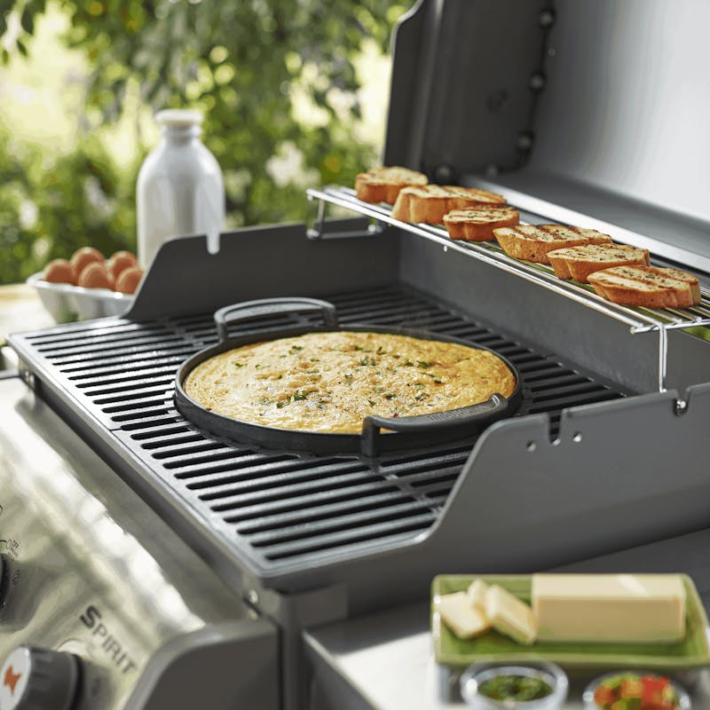 Weber Gourmet BBQ System Cast Iron/Porcelain Grill Top Griddle 7421