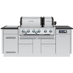 Broil King Imperial QS 690i Built-in Gas Grill with Utility Cabinet