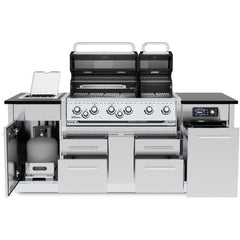 Broil King Imperial QS 690i Built-in Gas Grill with Utility Cabinet