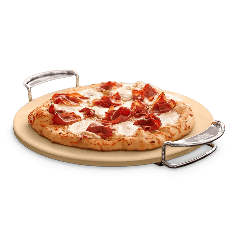 Weber Gourmet BBQ System Ceramic Beige Grill Pizza Stone 8836