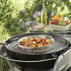 Weber Gourmet BBQ System Stainless Steel Poultry Roaster 8838