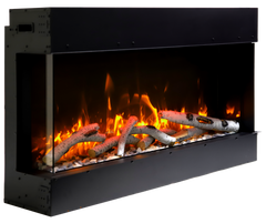 Remii BAY-SLIM 3 Sided Electric Fireplace