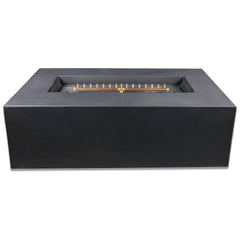 Blaze 60-Inch Rectangle Fire Table Phantom Finish