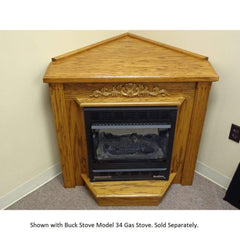 Buck Stove Classic Corner Mantel for Model 34, Model 329, Model 384 Gas Stove