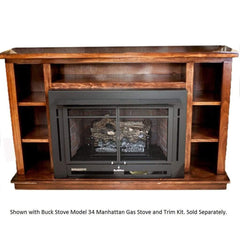 Buck Stove Prestige Mantel Accessory for Model 34 Manhattan Gas Stove