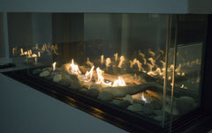 Sierra Lyon – 4 Sided See Through Gas Fireplace