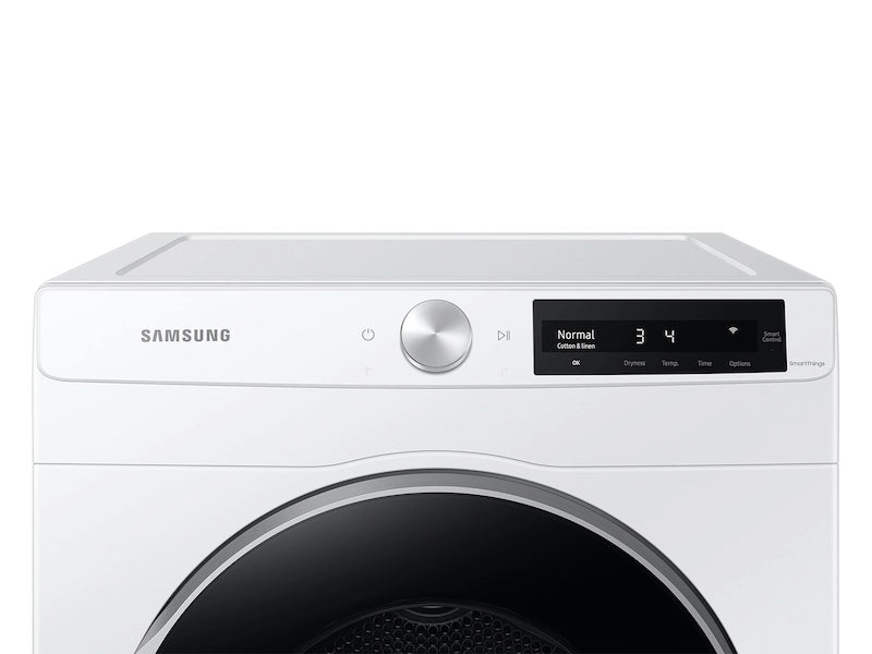 4.0 cu. ft. Electric Dryer with AI Smart Dial and Wi-Fi Connectivity in White