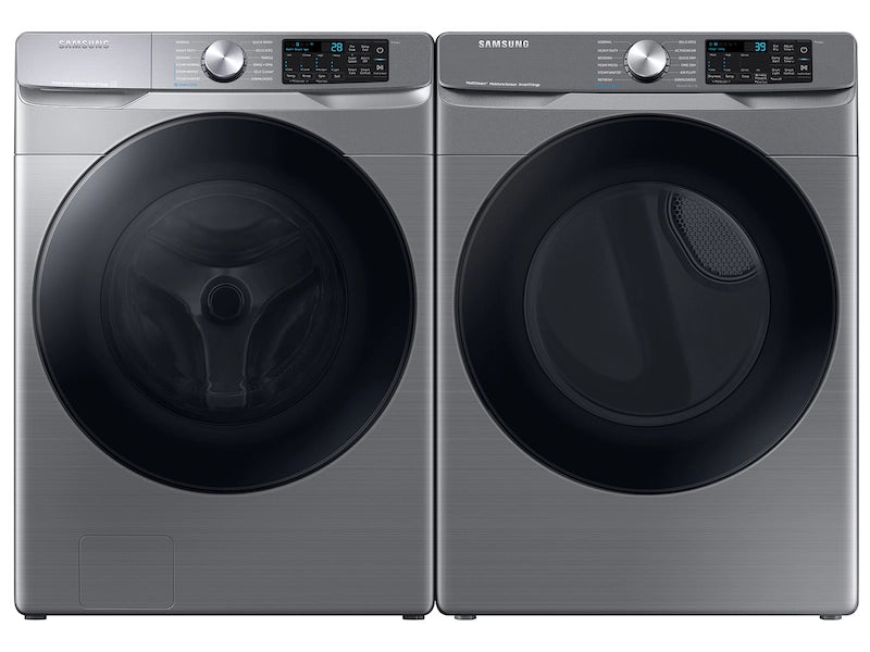 Samsung 7.5 cu. ft. Smart Electric Dryer with Steam Sanitize+ in Platinum