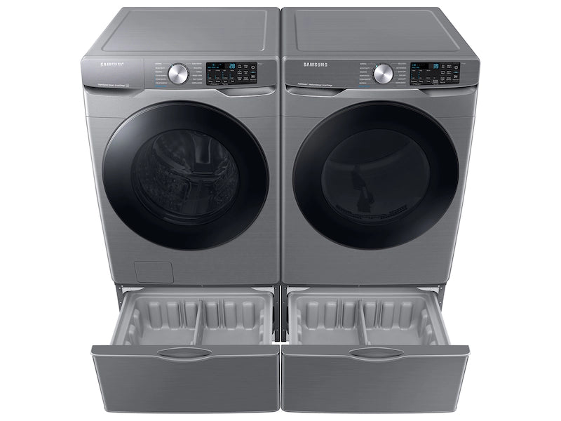 Samsung 7.5 cu. ft. Smart Electric Dryer with Steam Sanitize+ in Platinum