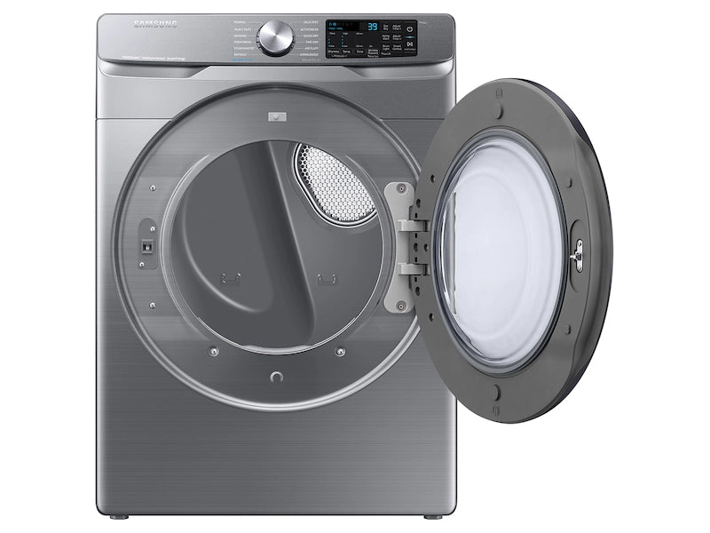 Samsung 7.5 cu. ft. Smart Electric Dryer with Steam Sanitize+ in Platinum