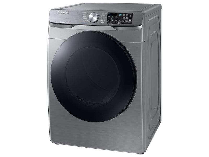 Samsung 7.5 cu. ft. Smart Electric Dryer with Steam Sanitize+ in Platinum