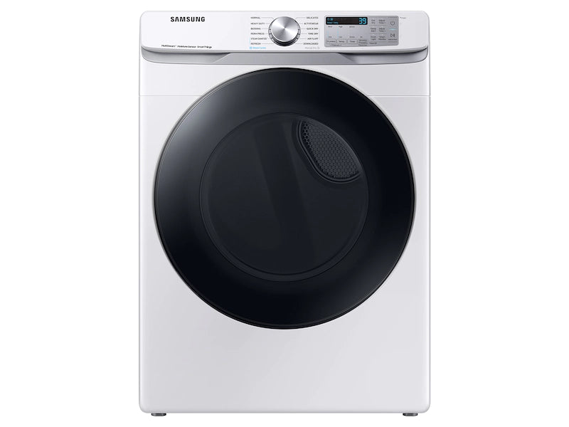 Samsung 7.5 cu. ft. Smart Electric Dryer with Steam Sanitize+ in White