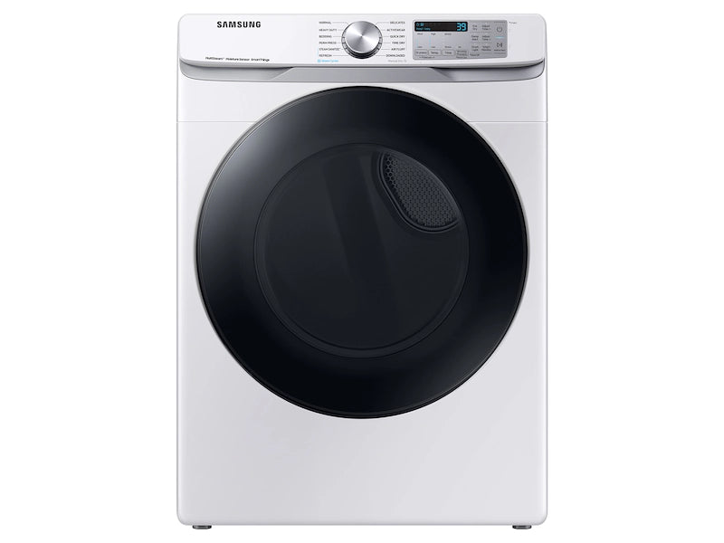 Samsung 7.5 cu. ft. Smart Gas Dryer with Steam Sanitize+ in White