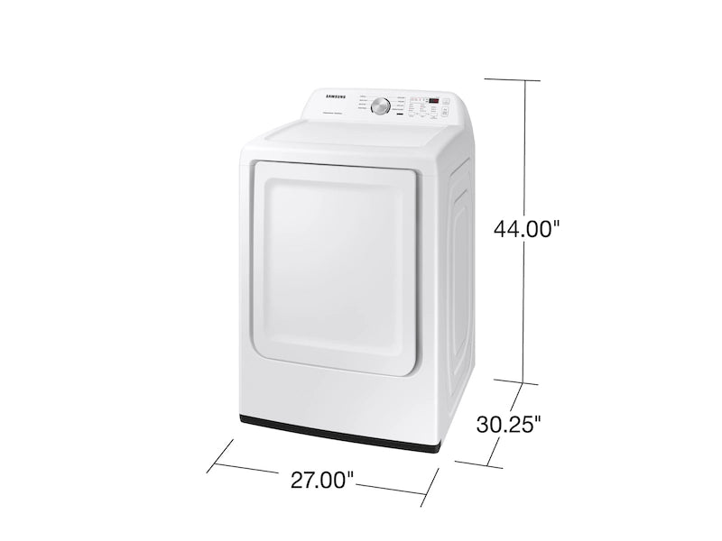 Samsung 7.2 cu. ft. Electric Dryer with Sensor Dry in White