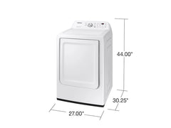 Samsung 7.2 cu. ft. Electric Dryer with Sensor Dry in White