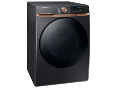 Samsung 7.5 cu. ft. Smart Electric Dryer with Steam Sanitize+ and Sensor Dry in Brushed Black