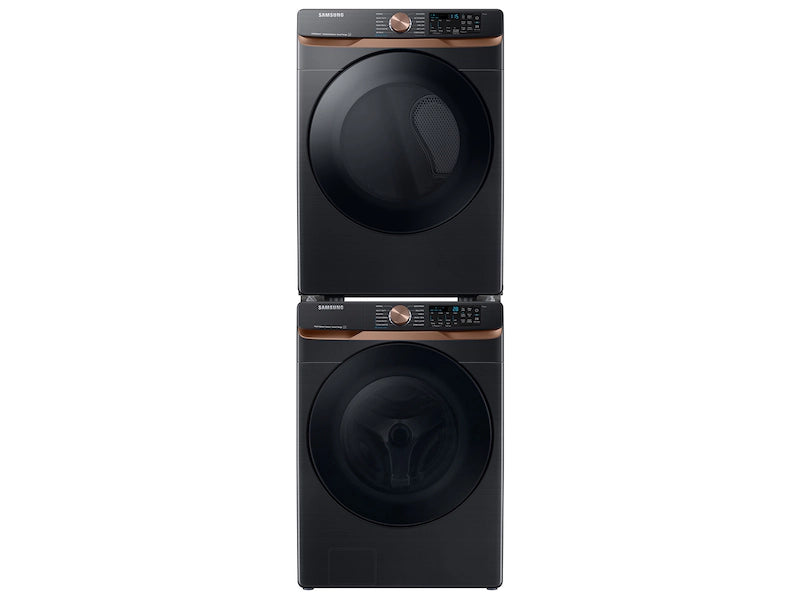 Samsung 7.5 cu. ft. Smart Electric Dryer with Steam Sanitize+ and Sensor Dry in Brushed Black