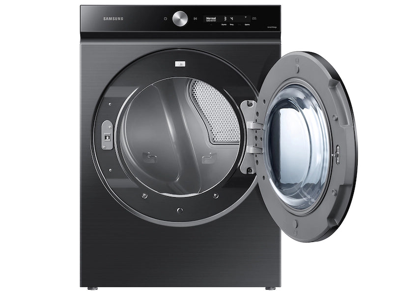 Samsung Bespoke 7.6 cu. ft. Ultra Capacity Electric Dryer with Super Speed Dry and AI Smart Dial in Brushed Black