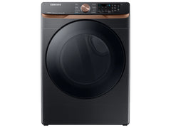 Samsung 7.5 cu. ft. Smart Gas Dryer with Steam Sanitize+ and Sensor Dry in Brushed Black