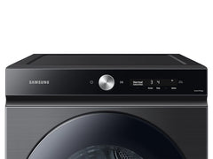 Samsung Bespoke 7.6 cu. ft. Ultra Capacity Gas Dryer with Super Speed Dry and AI Smart Dial in Brushed Black